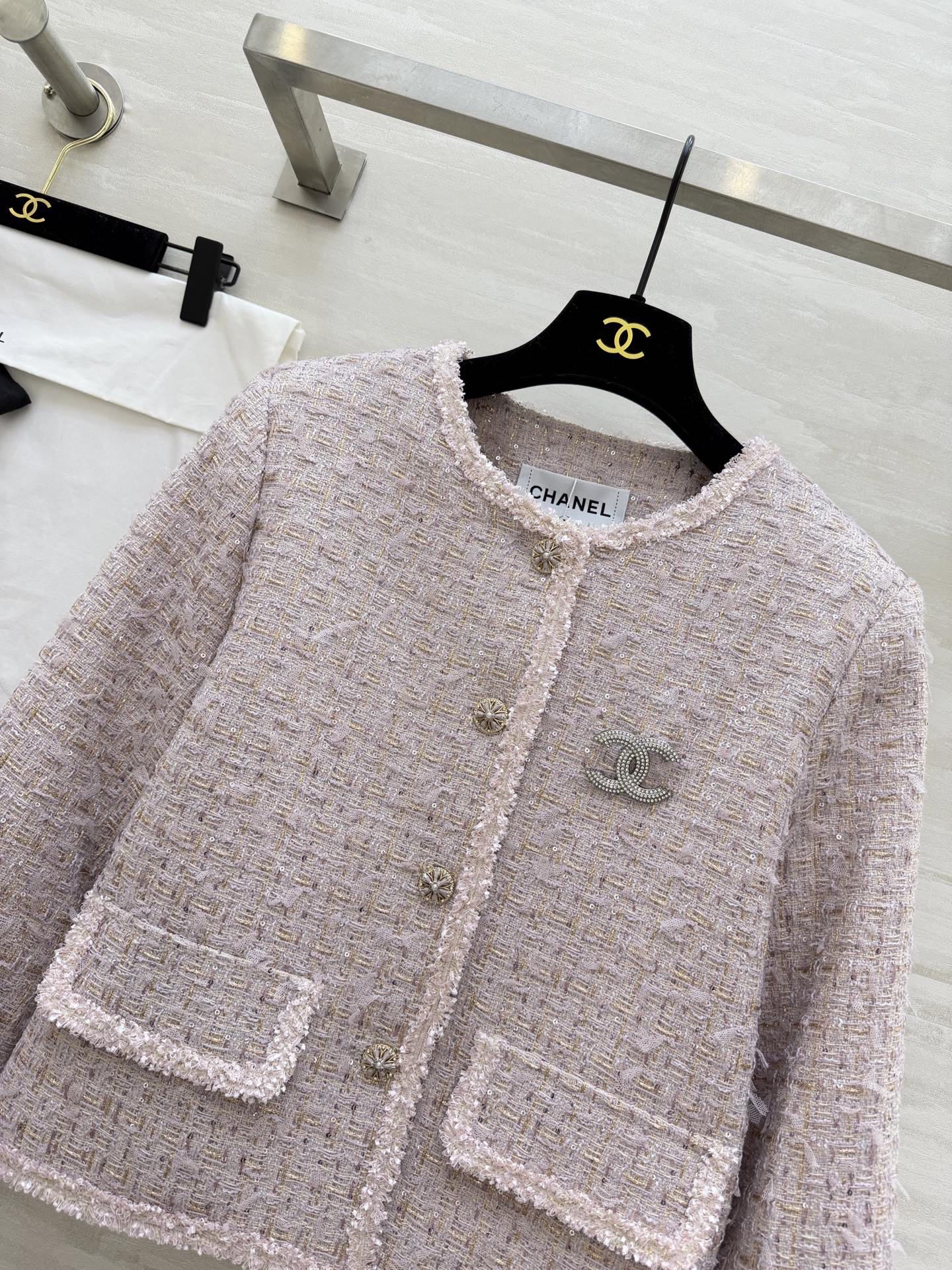 [TOP] CHANEL Coat - Pink - 711 Luxury