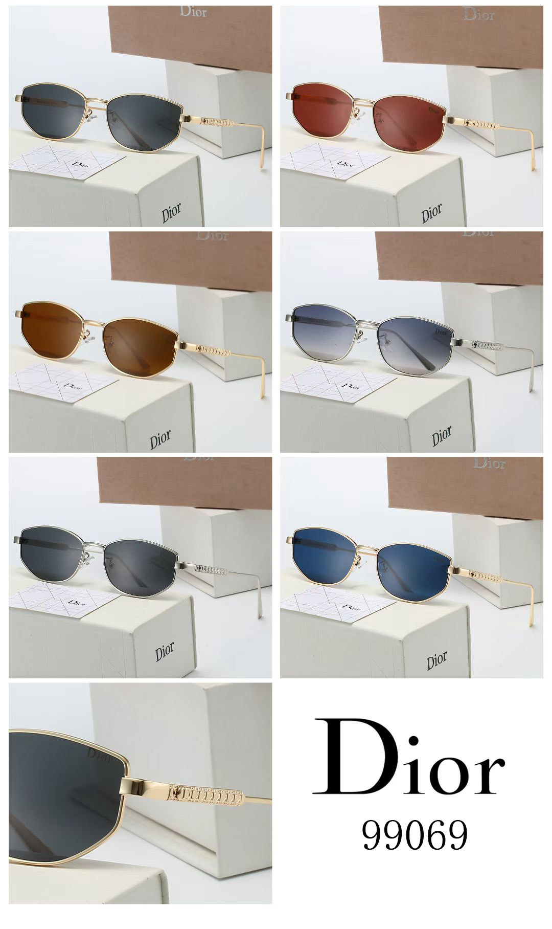 [TOP] Christian Dior Sunglasses - 6 Colors - 711 Luxury
