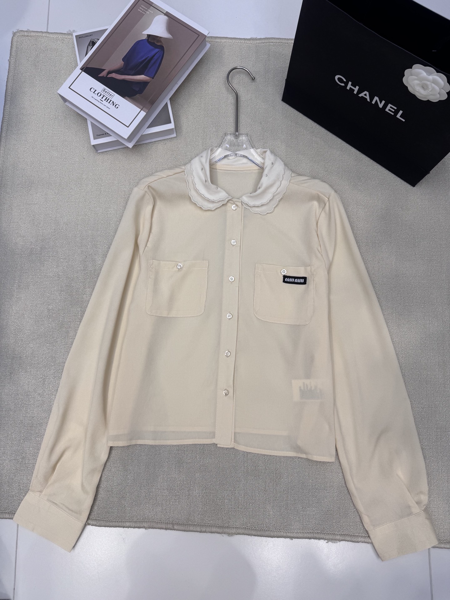 [TOP] Miu Miu Shirt - Yellow - 711 Luxury