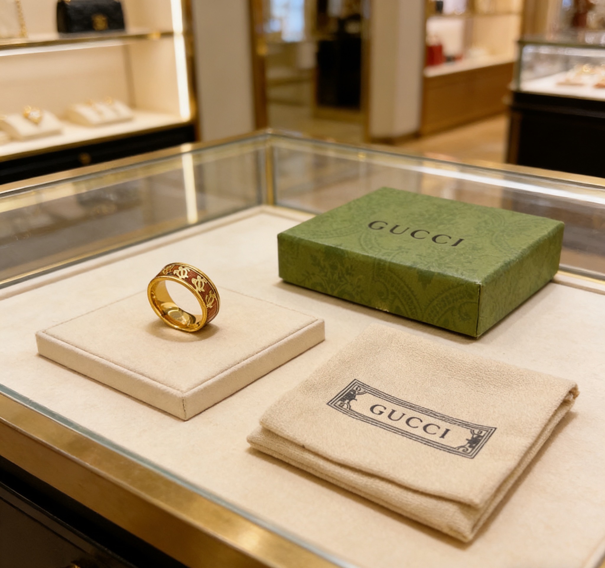 [TOP] GUCCI GG Ring - Gold