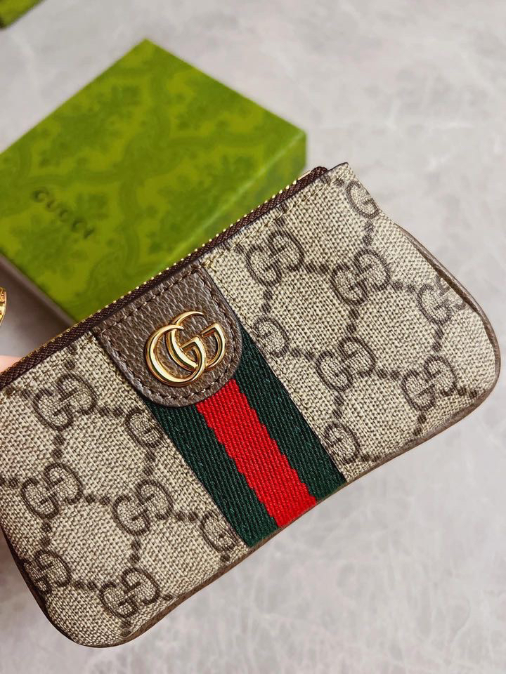 [TOP] GUCCI Wallet 12x7.5x1.5cm - Brown - 711 Luxury