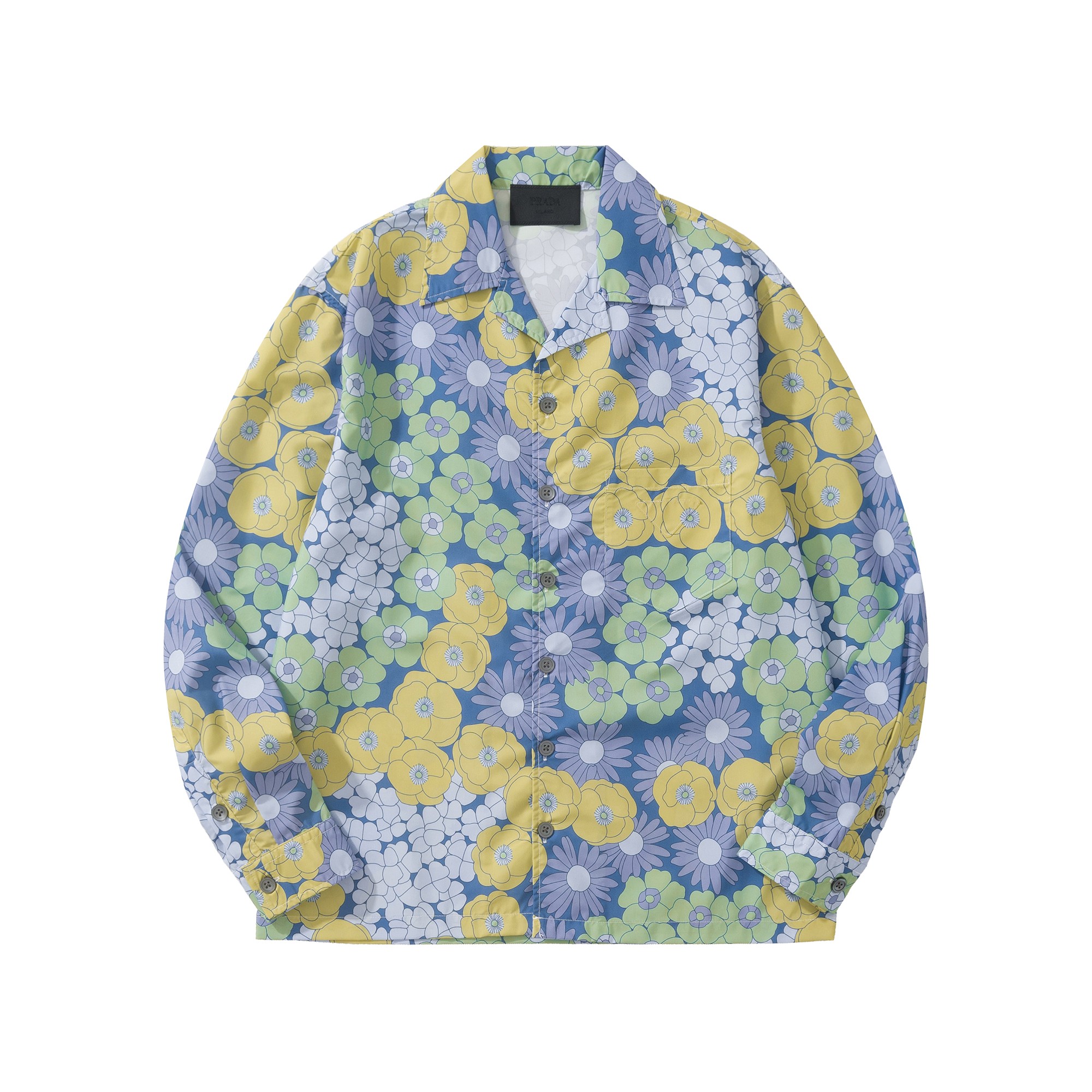 Prada Clothing PRADA Pra Timecapsule Printed Poplin Shirt #380470 View 2 | Nigo Office