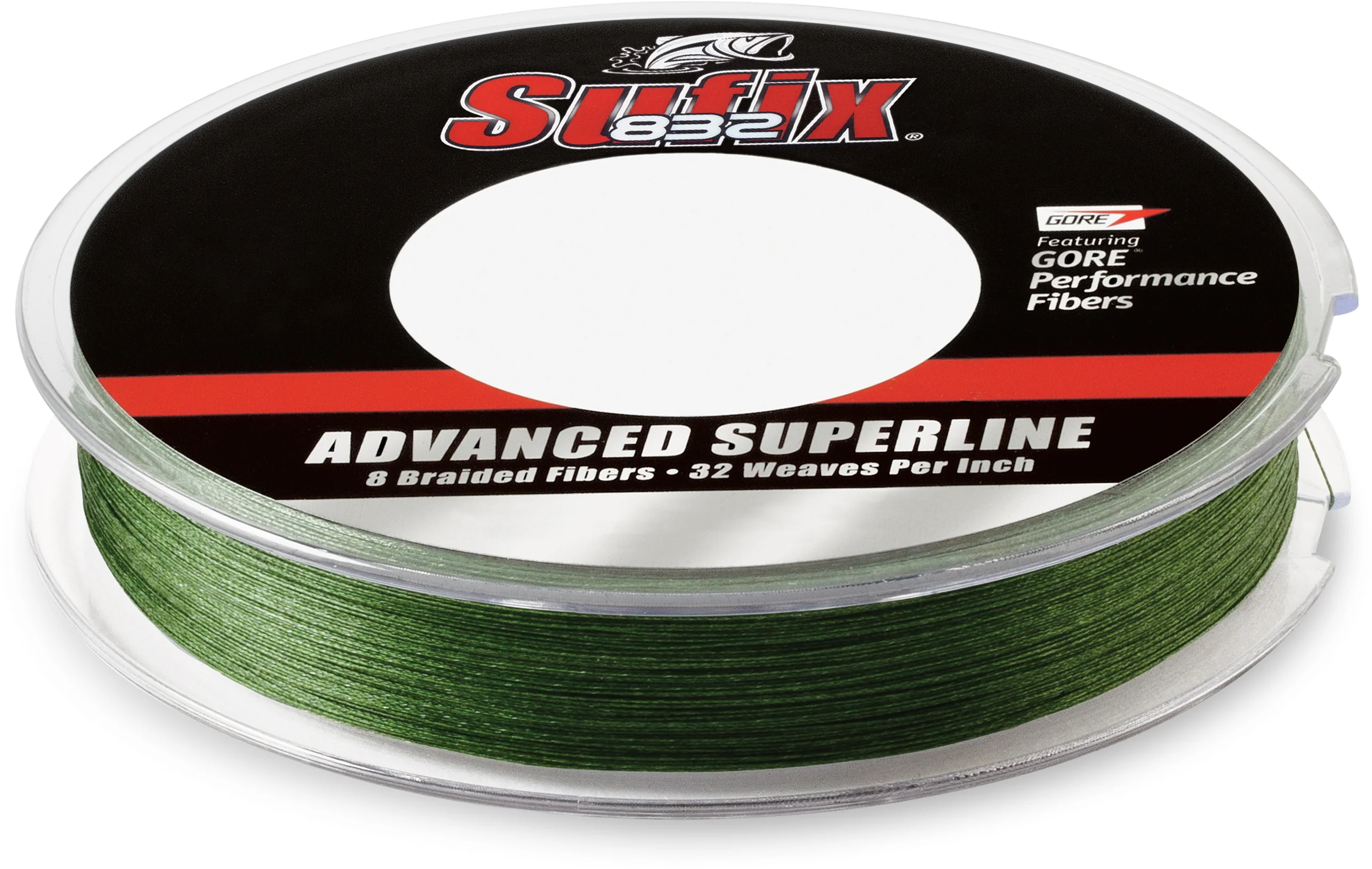 Sufix 832 Advanced Superline Braid Lo-Vis Green Braided Line 150 Yards