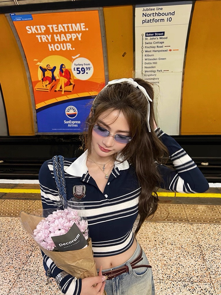 [TOP] BALENCIAGA Polo T-shirt - Blue