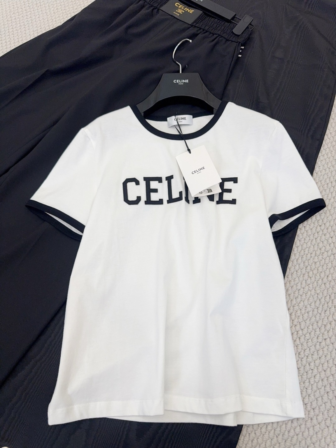 Celine Clothing Celine Regular T-shirt in Cotton Jersey View 2 | Nigo Office