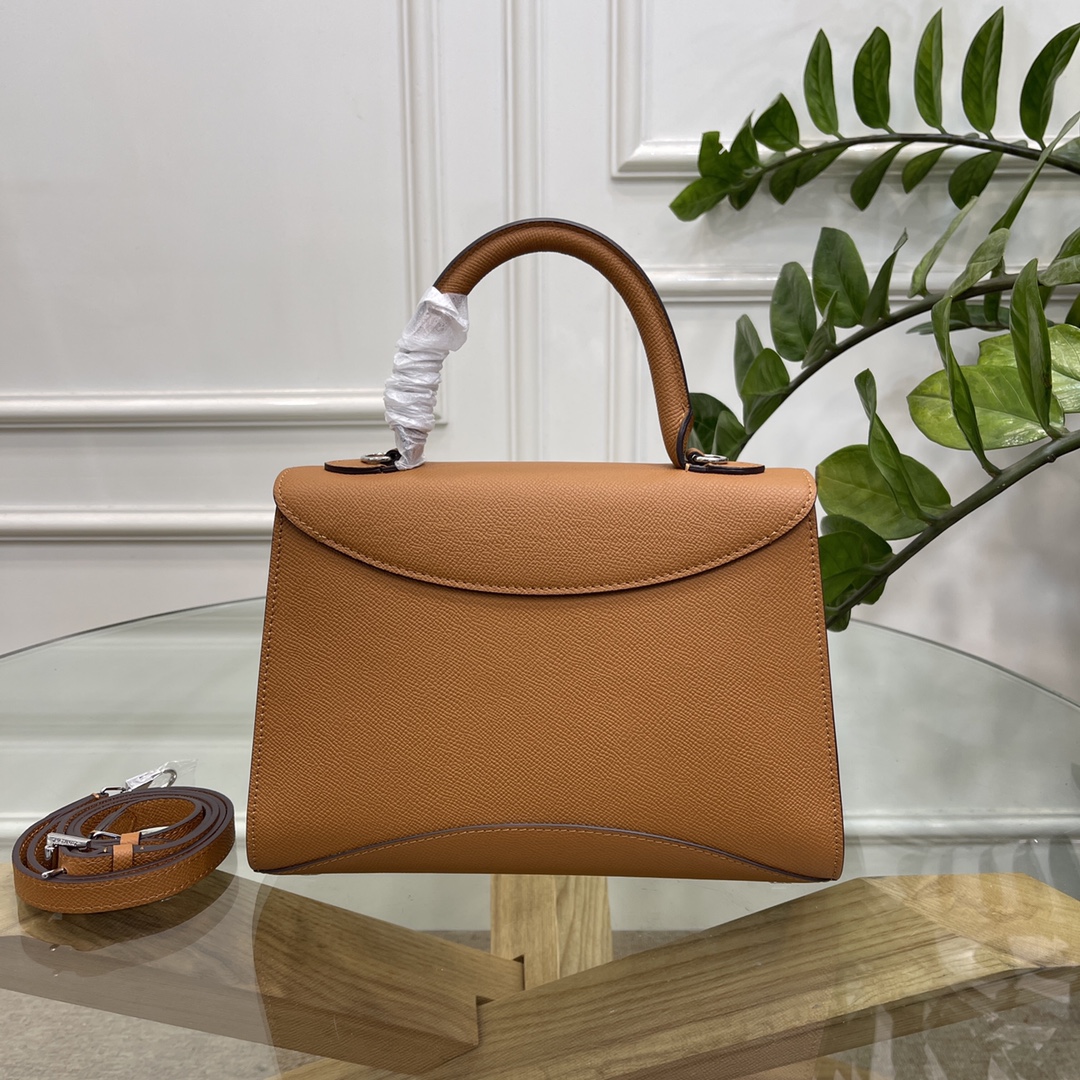[TOP] MOYNAT Gabrielle Bag Cowhide 26x18x9cm - Brown - 711 Luxury
