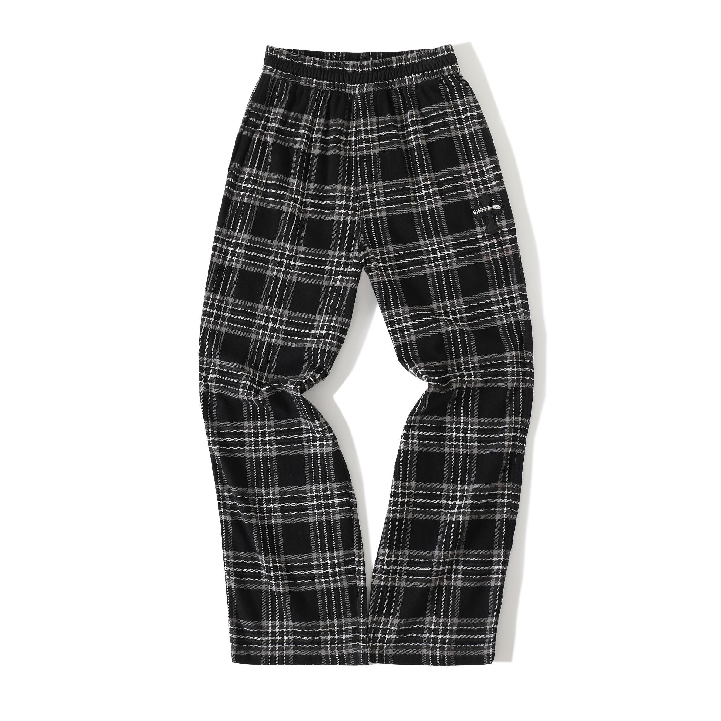 Chrome Hearts Clothing Chrome Hearts Flannel Plaid Trousers #378165 | Nigo Office