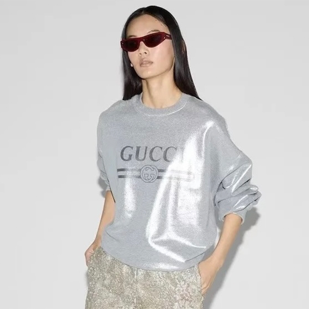 Gucci Laminated Logo Sweatshirt #378554
