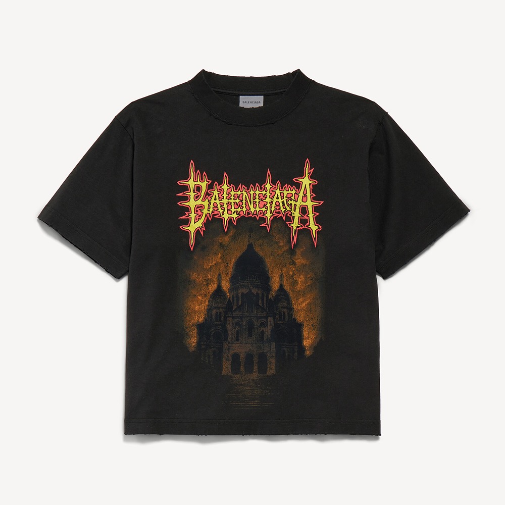 Balenciaga Clothing Balenciaga Sacré Cœur Medium Fit T-shirt View 2 | Nigo Office