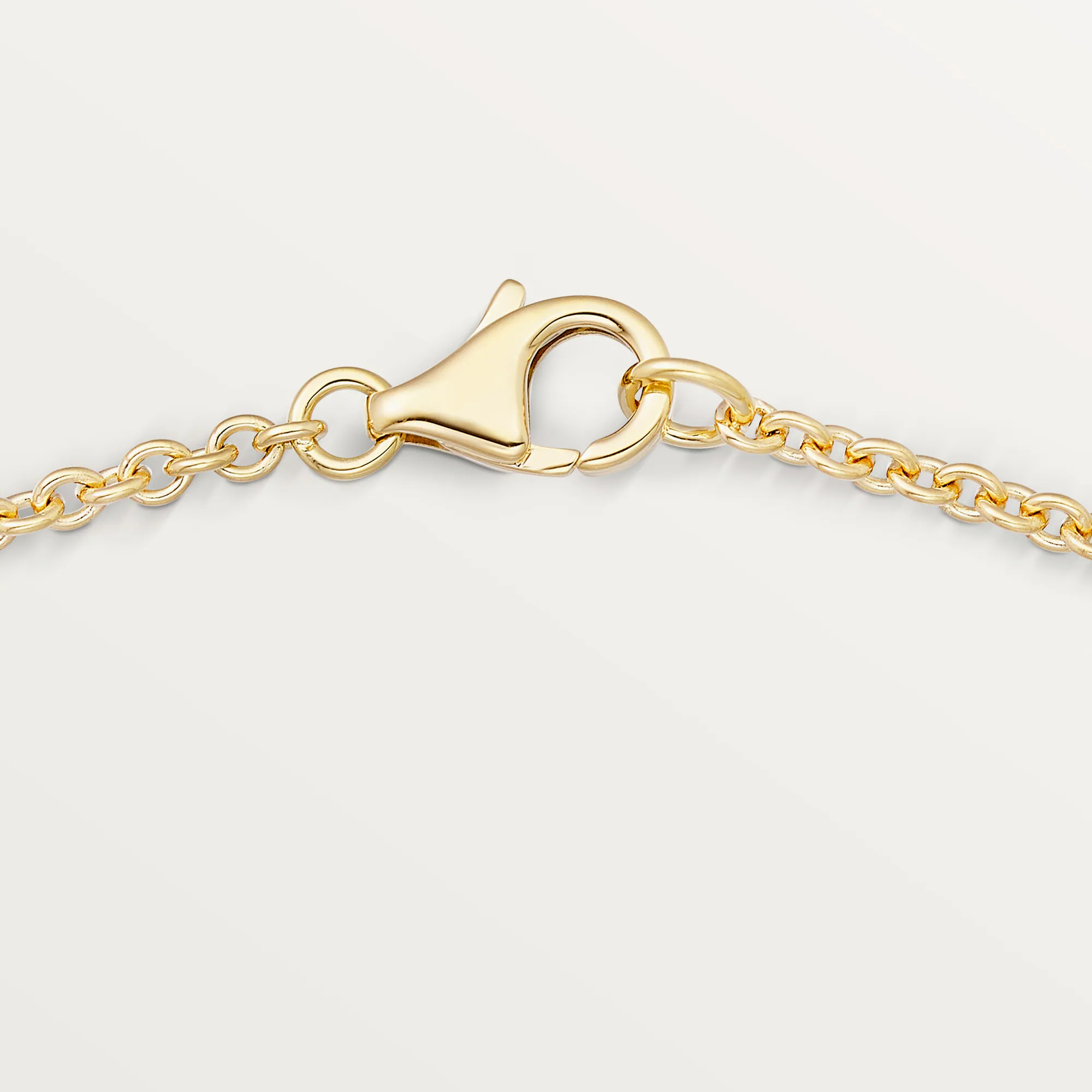 Carty Love Luna Loop Necklace, Yellow Gold, Chain