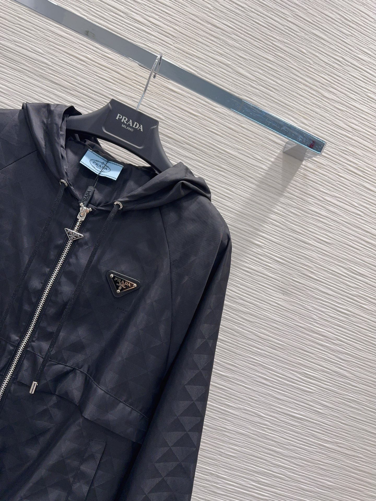 [TOP] PRADA  Hooded Jacket - Black