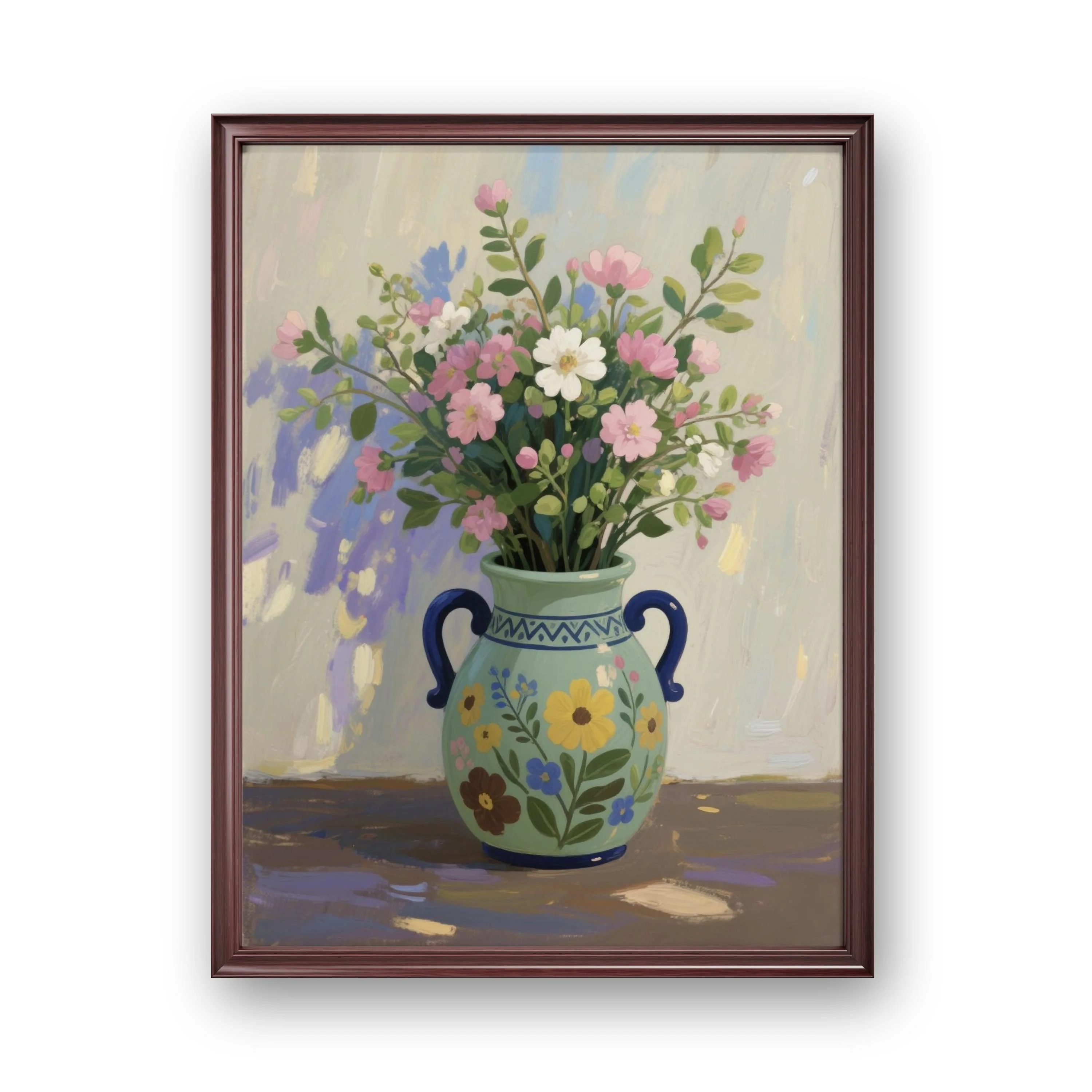 Quiet Beauty of Vase Flowers