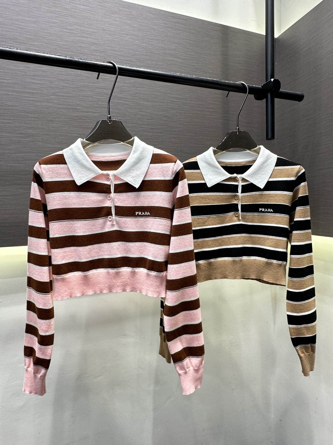 [TOP] PRADA Long-sleeved Shirt - 2 Colors - 711 Luxury