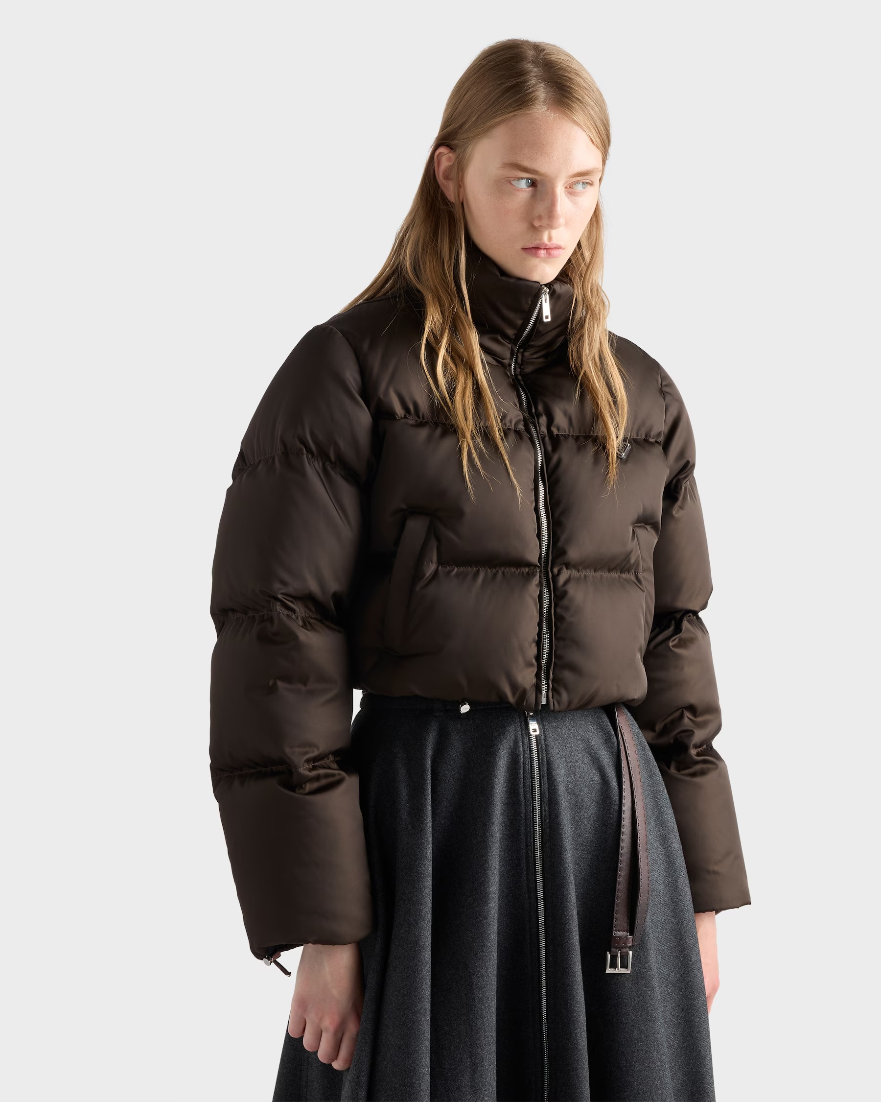 Prada Clothing Prada Top-quality Version Cropped Re-nylon Down Jacket #378157 View 2 | Nigo Office