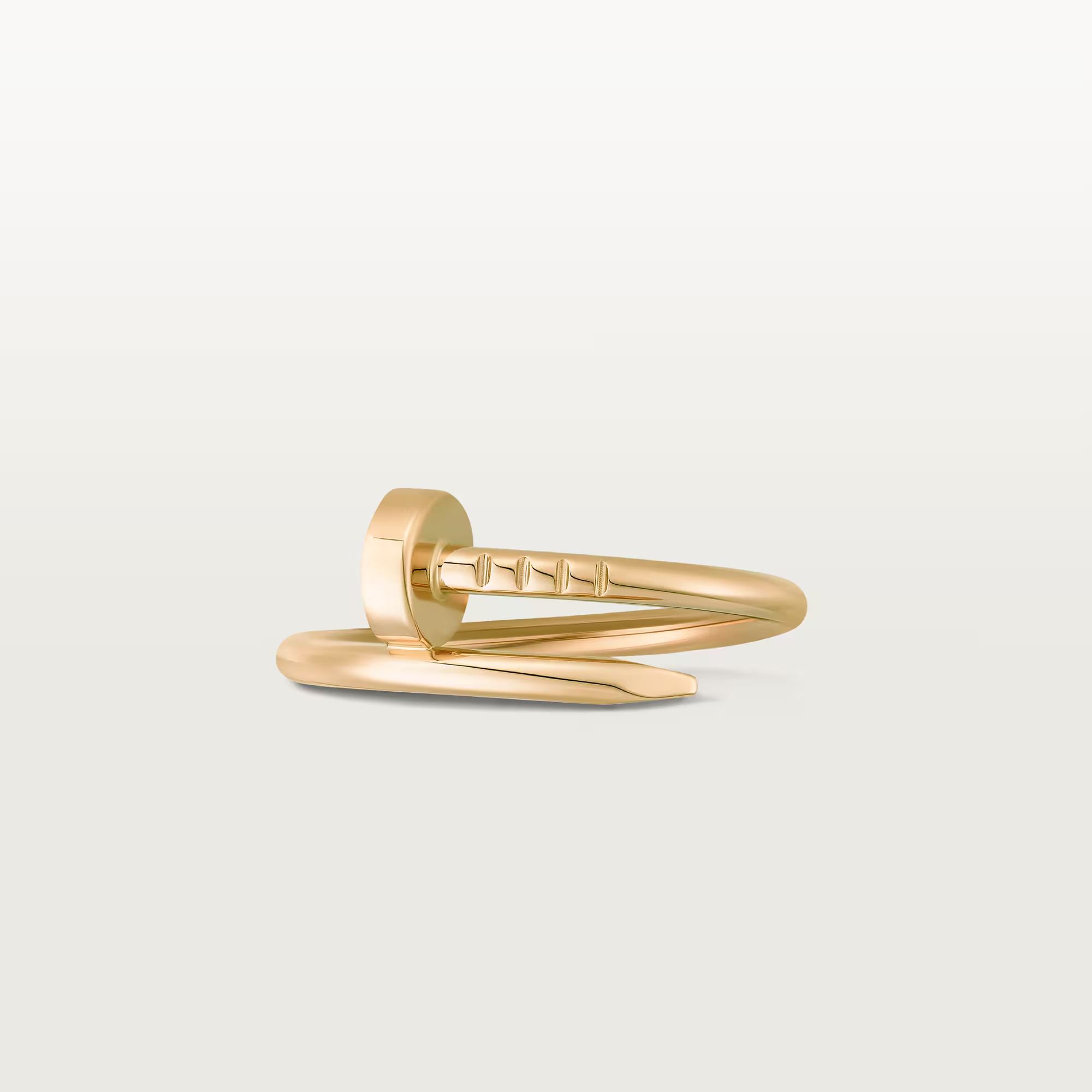 Carty Nails Solo Trace Ring ,Yellow Gold ,Small Model