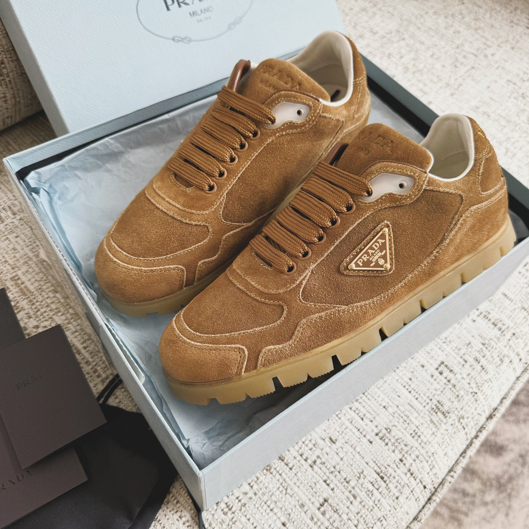 Prada Shoes Prada Suede Sneakers #394653 View 2 | Nigo Office