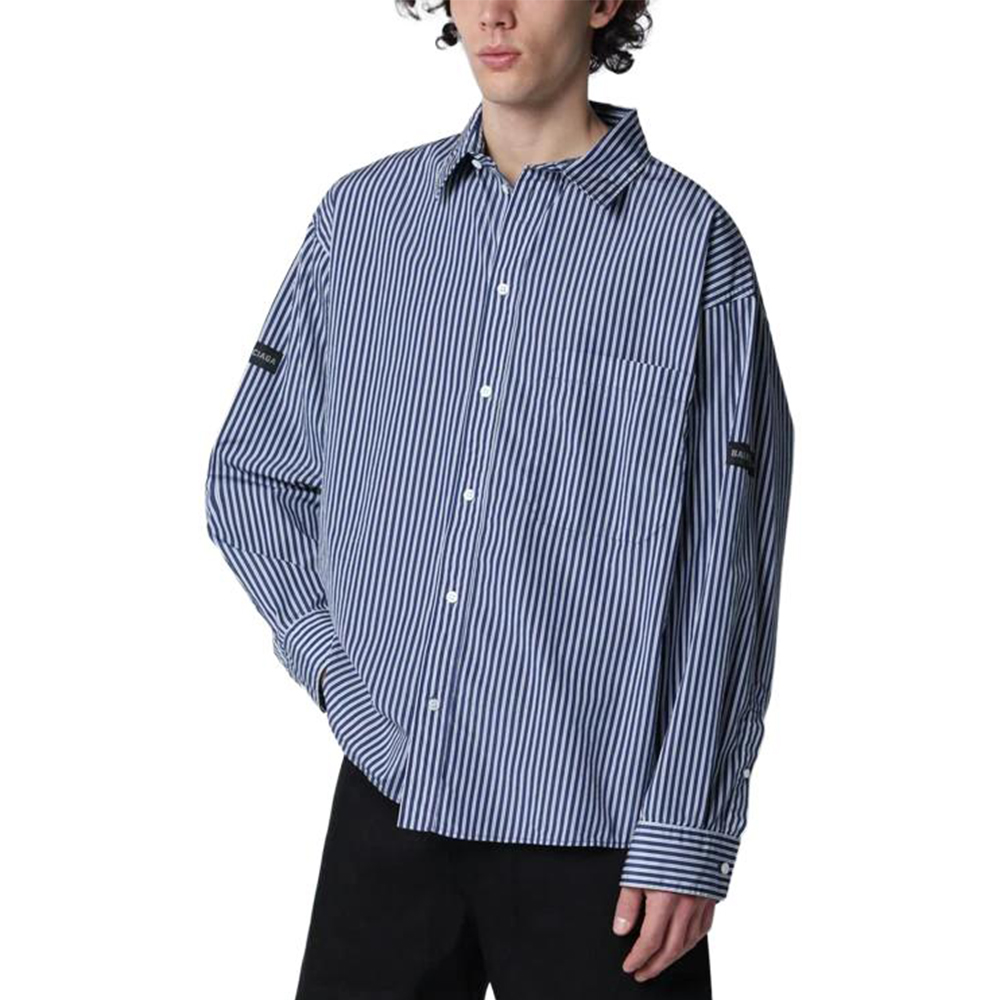 Balenciaga Oversized Striped Top Shirt #380277