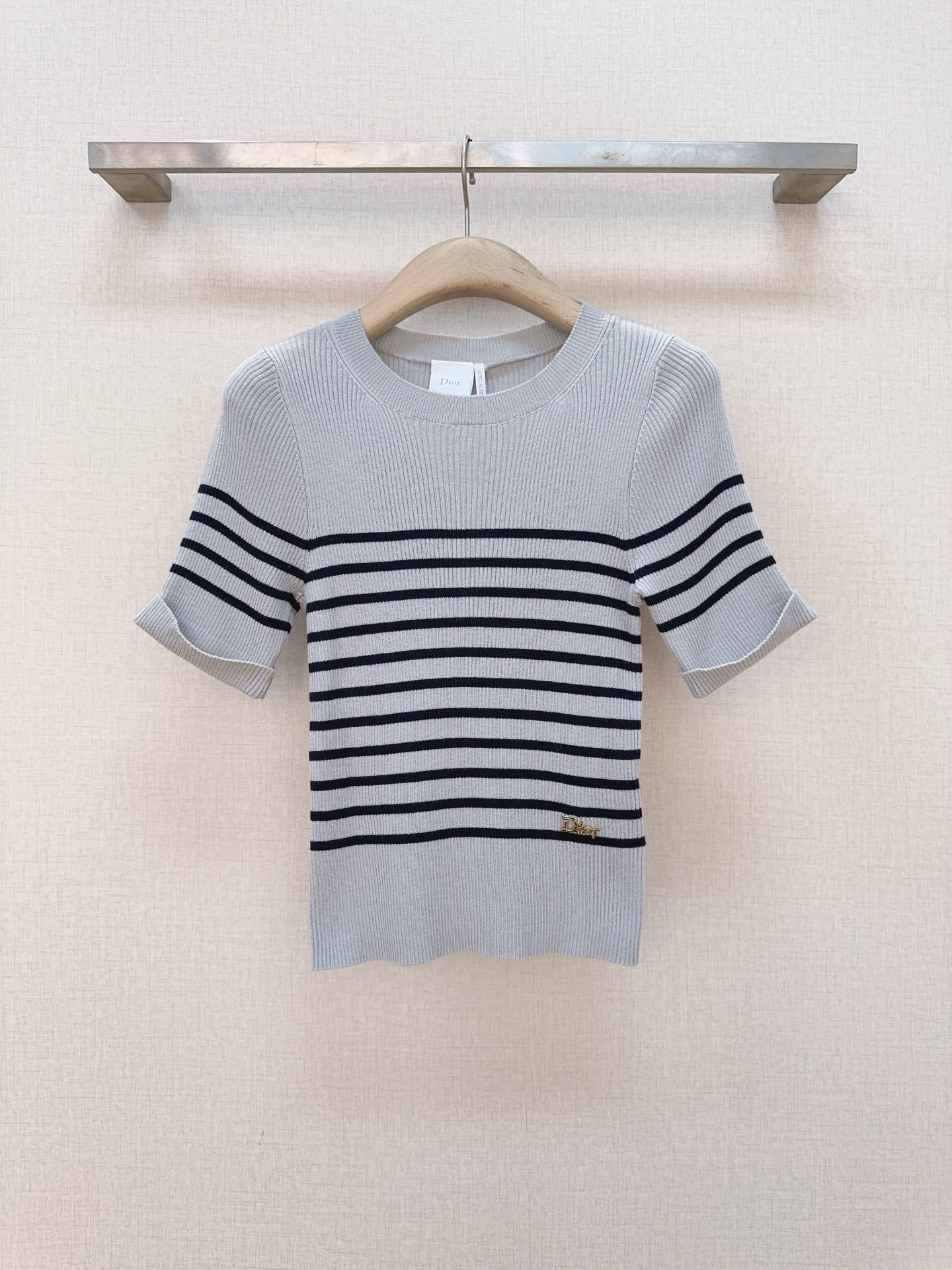 [TOP] Christian Dior Knit Top - Gray - 711 Luxury