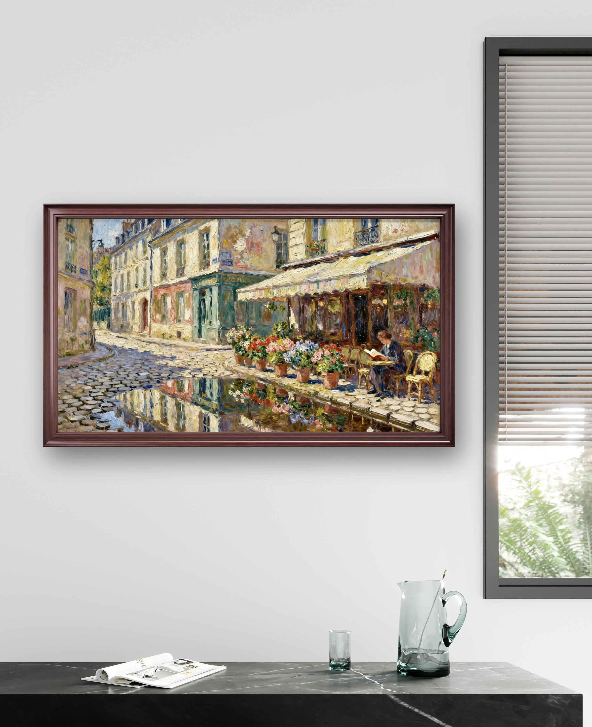 Cobblestones After Rain