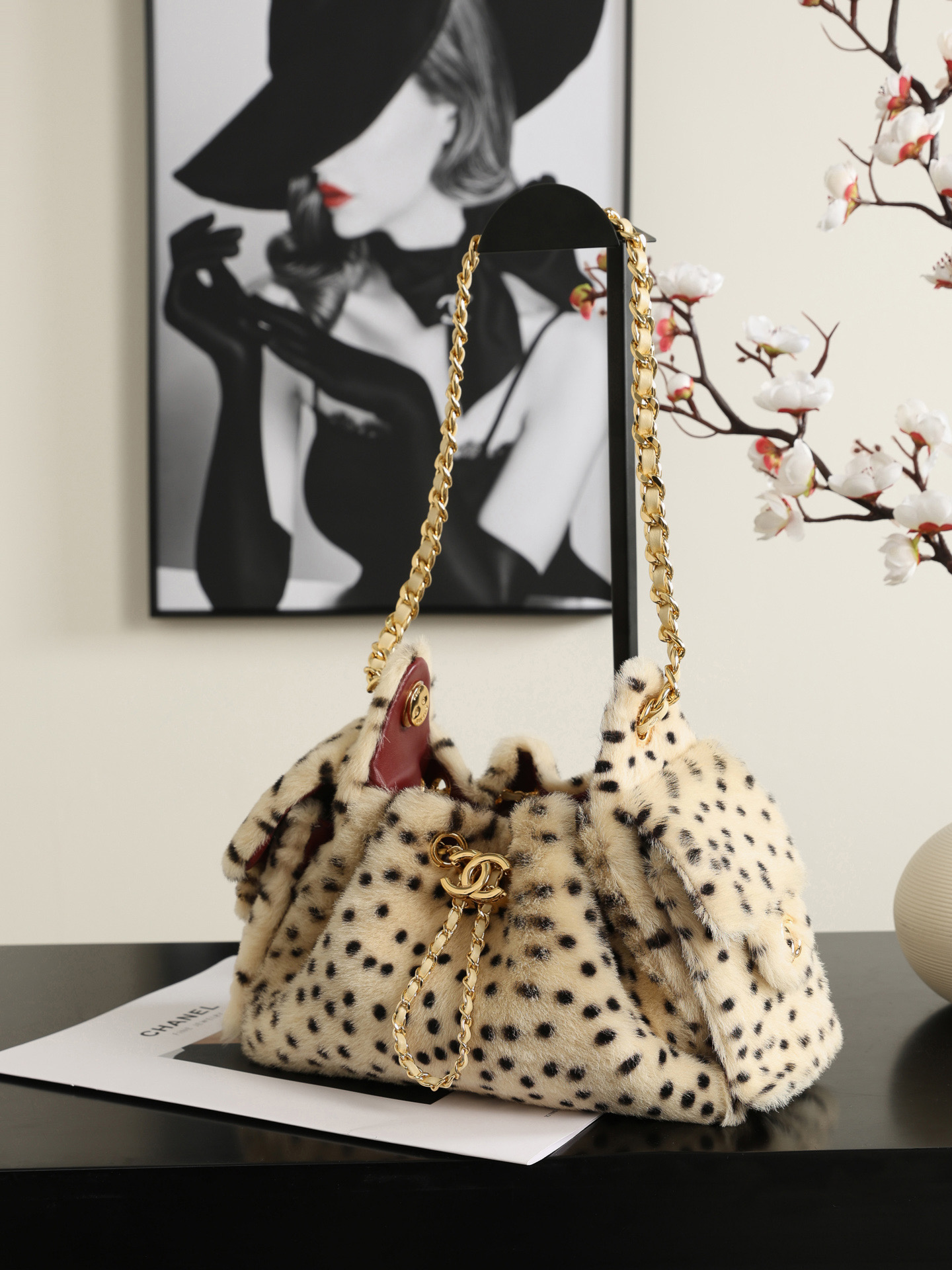 [TOP] CHANEL 25 Hobo Mini Shopping Bag 21*22*11 cm - Beige - 711 Luxury