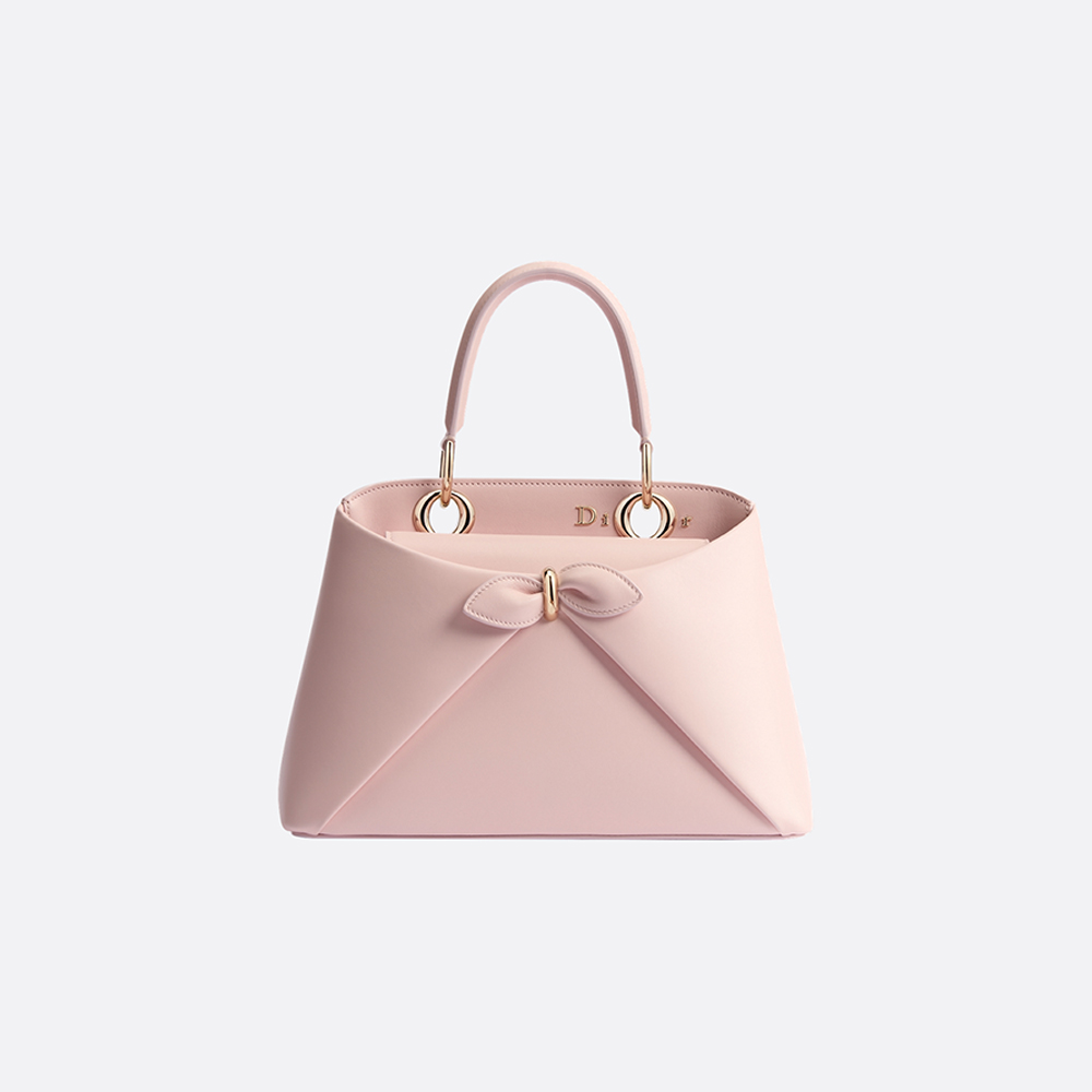 DIOR Small Dior Cigale Bag Shiny Supple Calfskin #385466