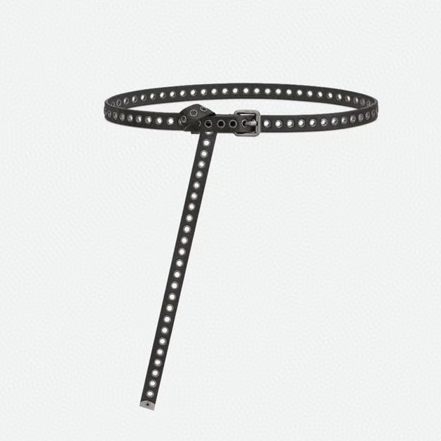 [TOP] Christian Dior Belt Cowhide 15mm - Black - 711 Luxury