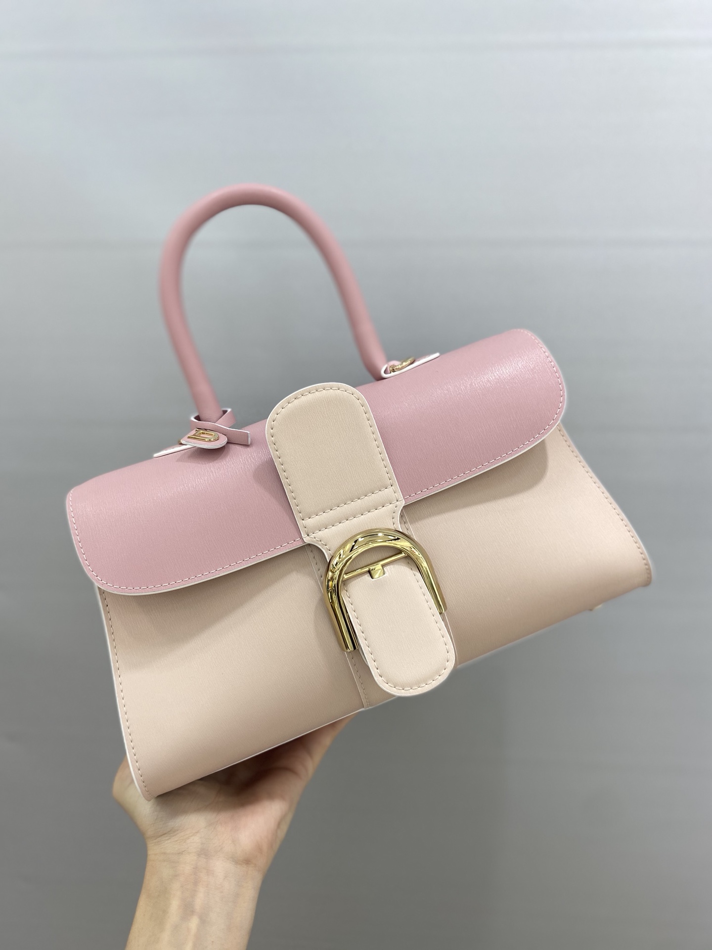 [TOP] Delvaux Brillant Bag Box Leather 28cm - Pink - 711 Luxury