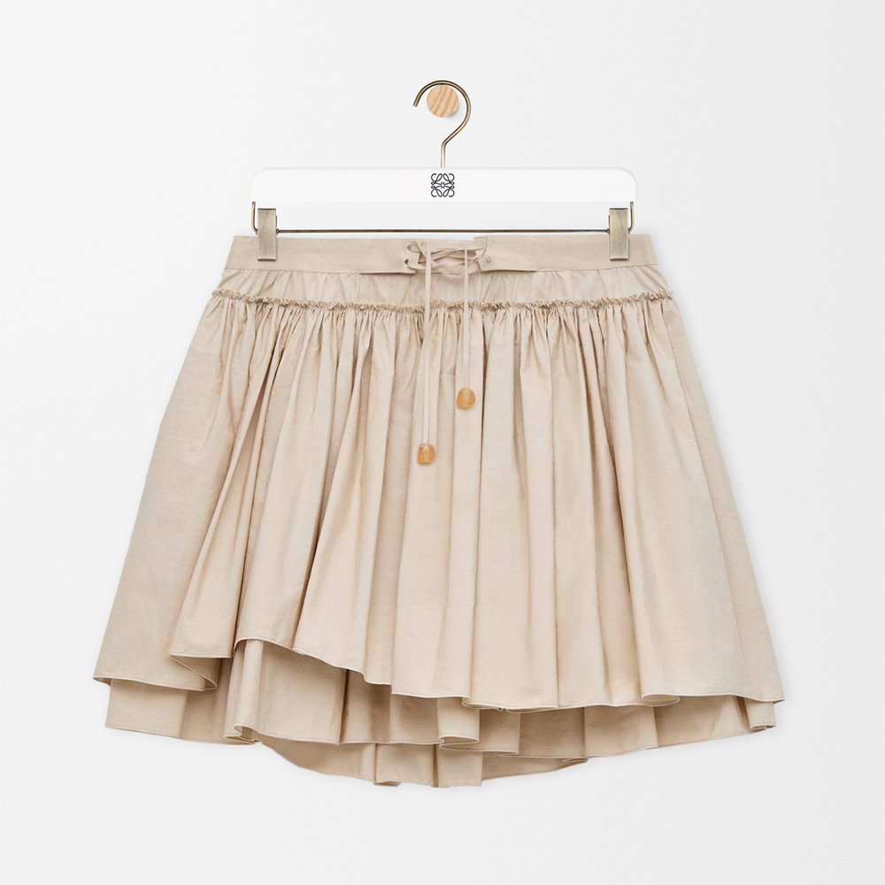LOEWE Mini Skirt in Cotton #388209