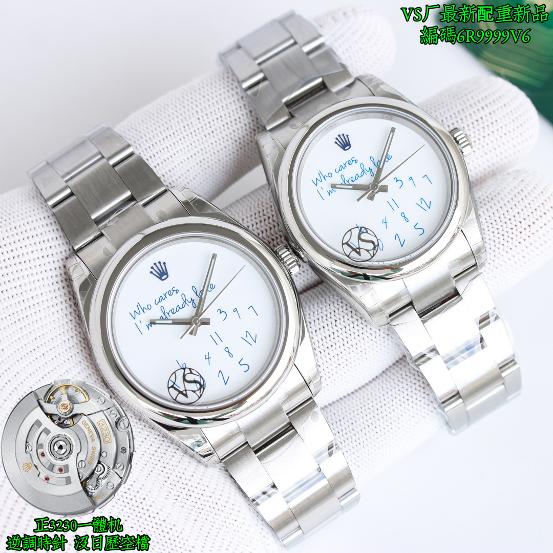 [TOP] ROLEX  Watch 36mm/41mm - Sliver