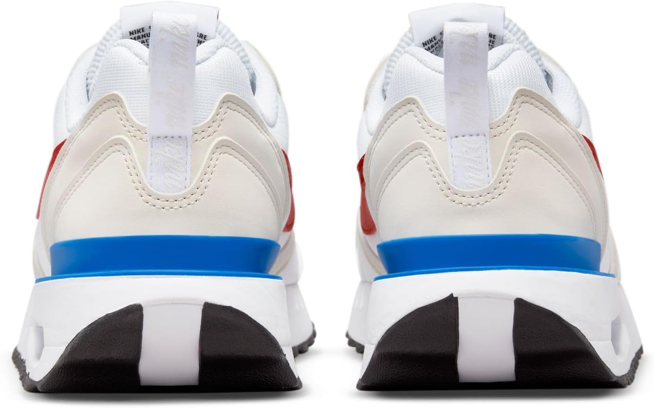 Nike Air Max Dawn Mens Running Trainers DM0013 Sneakers Shoes (UK 8.5 US 9.5 EU 43, White red Photo Blue Black 100)