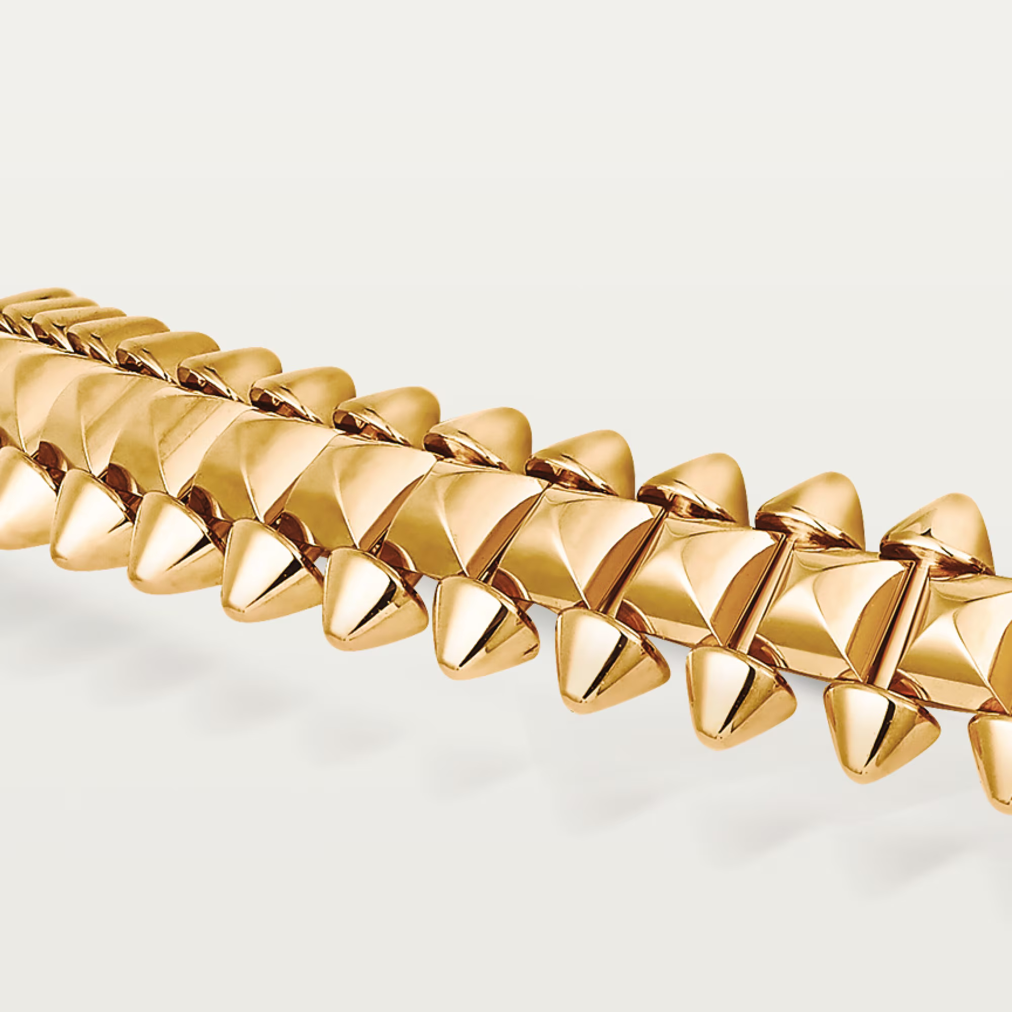 Carty Bullet Necklace, Yellow Gold, No Gemstones