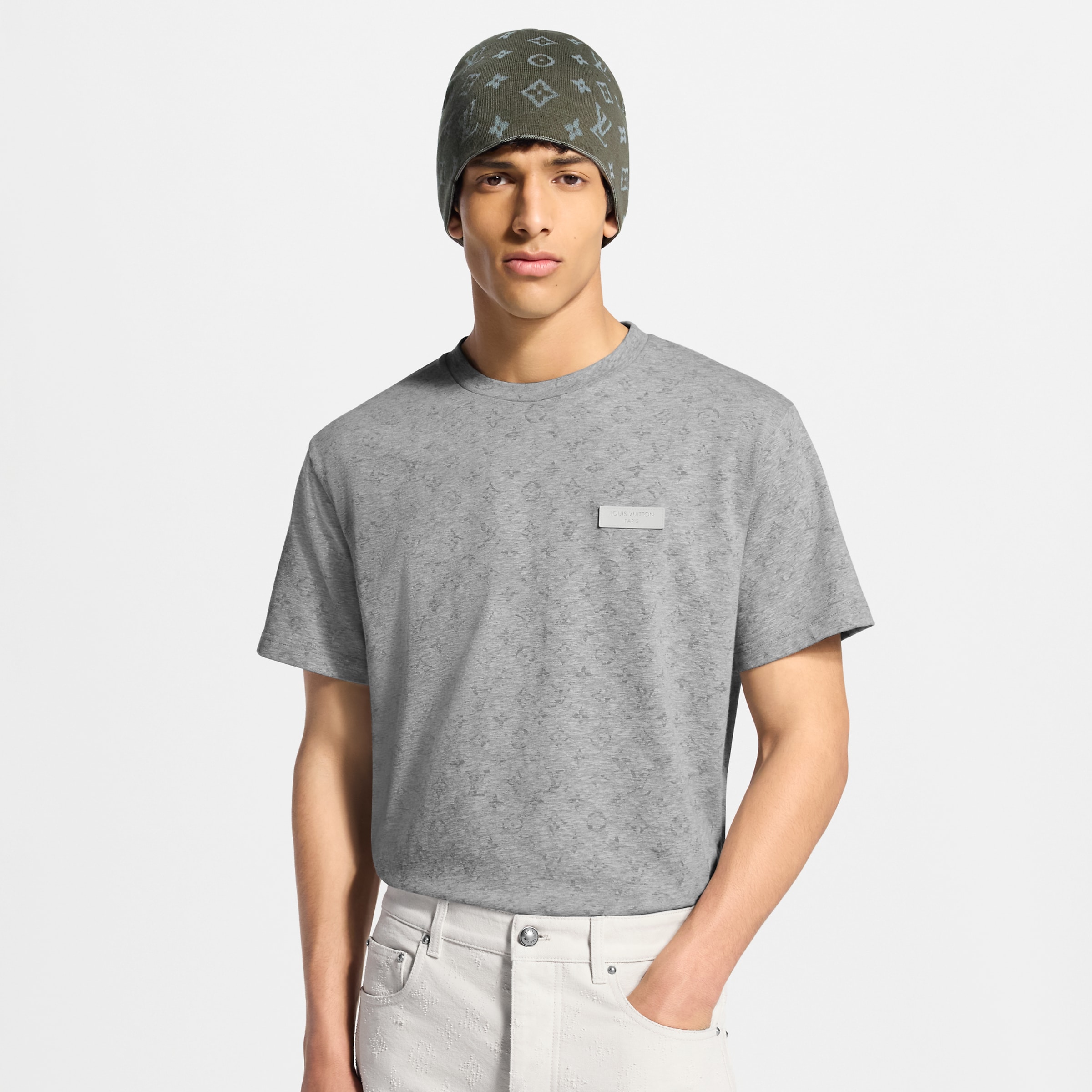 Louis Vuitton Clothing LOUIS VUITTON Monogram Reflective T-Shirt #396002 View 2 | Nigo Office