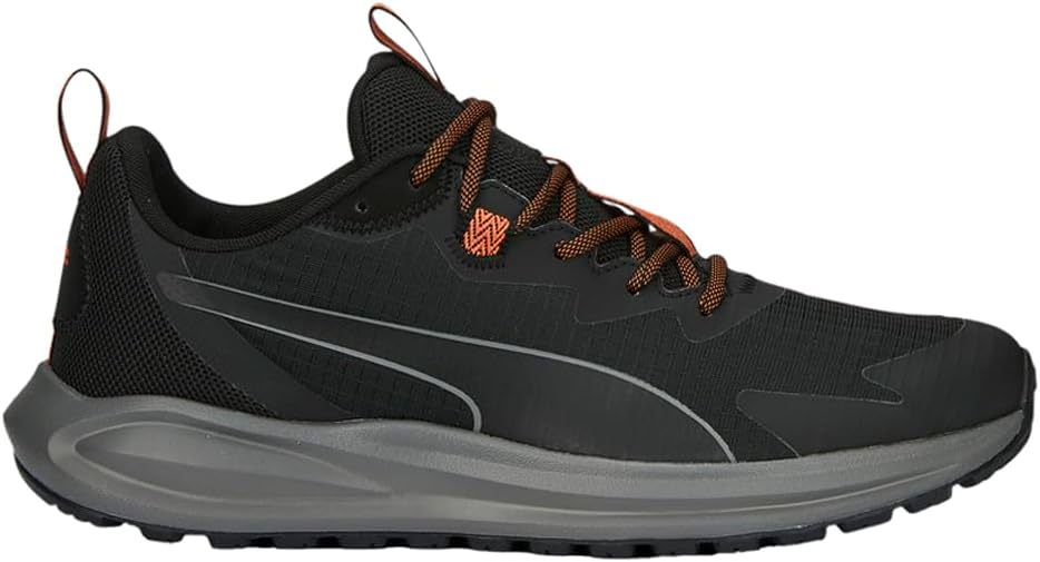 PUMA Mens Twitch Runner Trail Trail Running Sneakers Shoes - Black