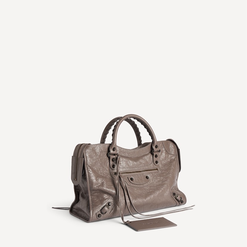 [TOP] BALENCIAGA Le City Bag 38x24x15cm - Gray - 711 Luxury