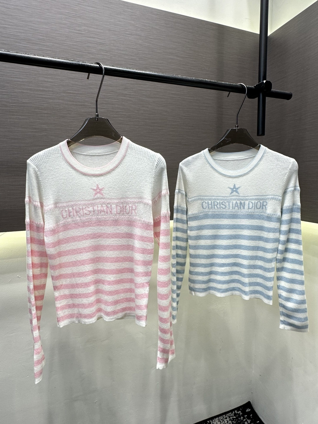 [TOP] Christian Dior Knitted Long-sleeved Shirt - 2 Colors - 711 Luxury