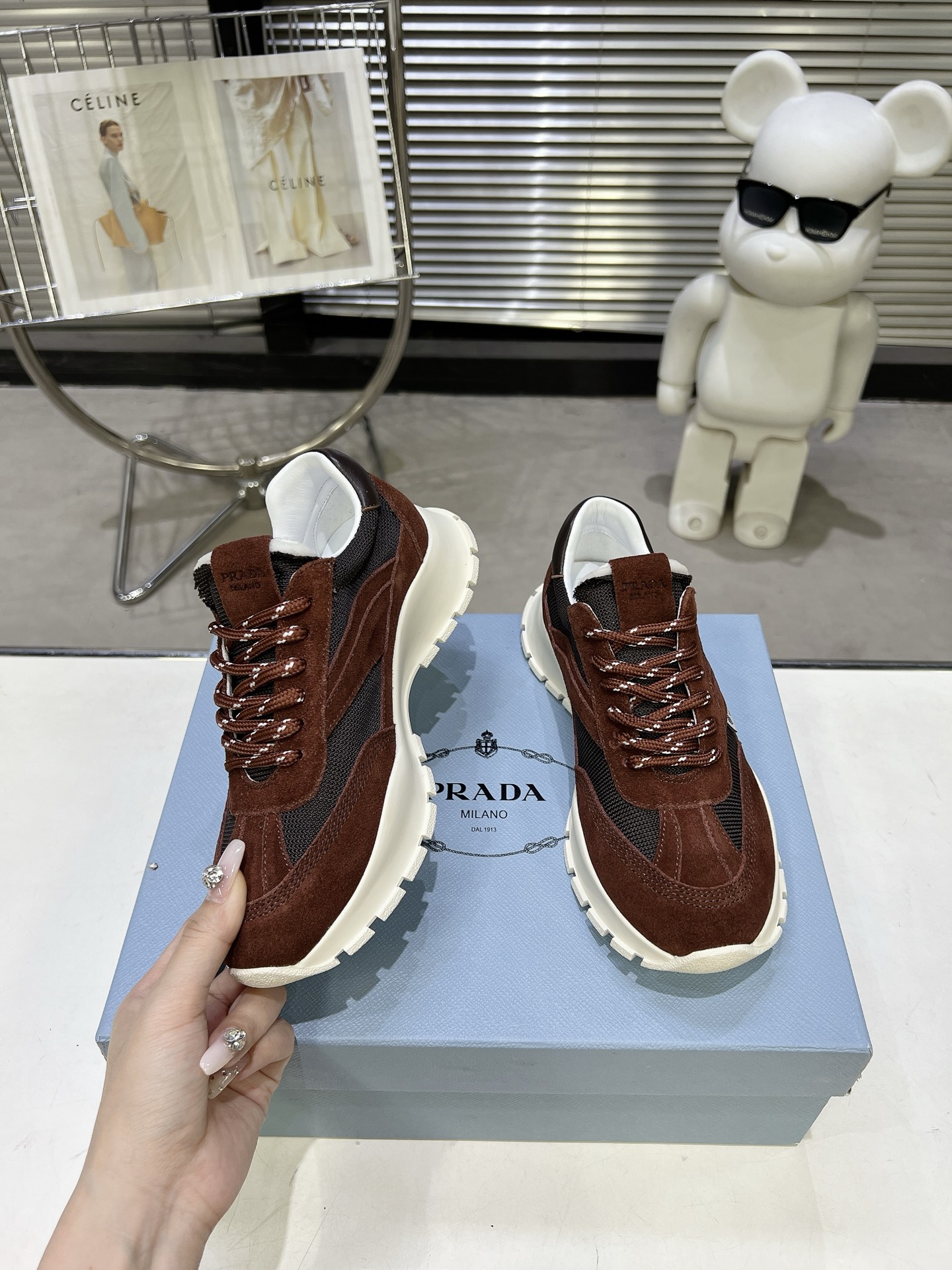 [TOP] PRADA Casual Shoes - Brown - 711 Luxury