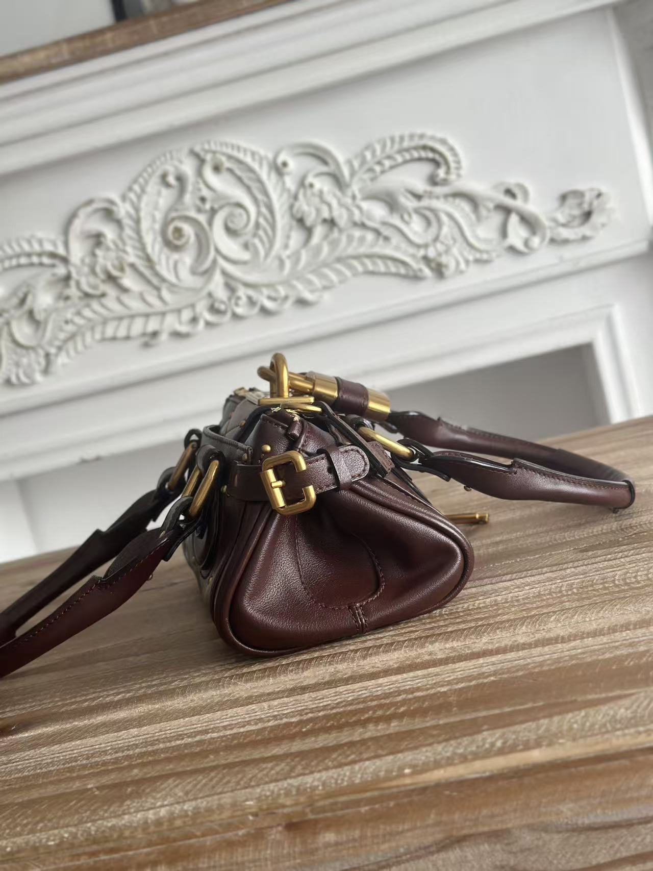 [TOP] Chloe Paddington Bag 26*12*12cm - Chocolate - 711 Luxury