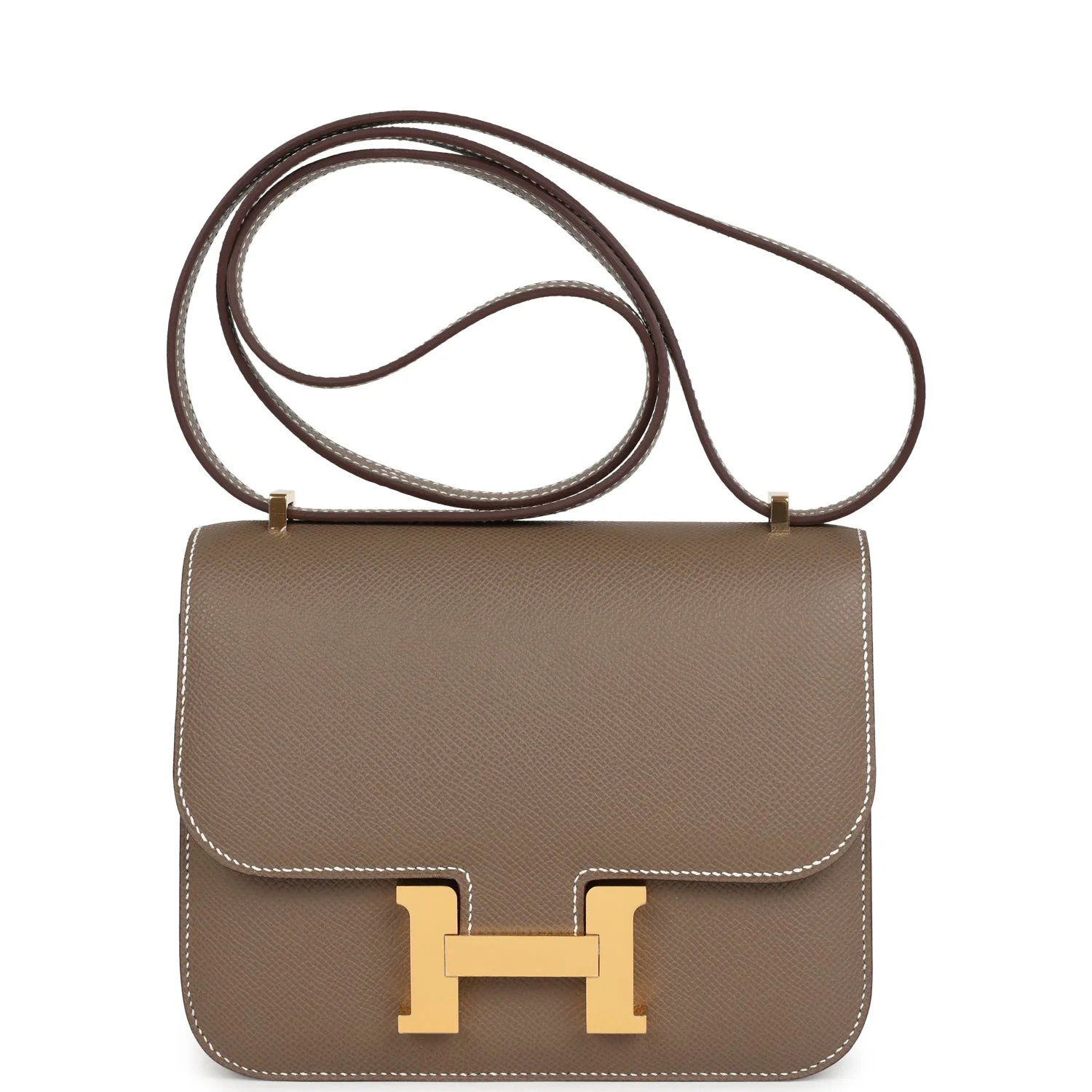 Hermes Constance Etoupe Epsom Gold Hardware