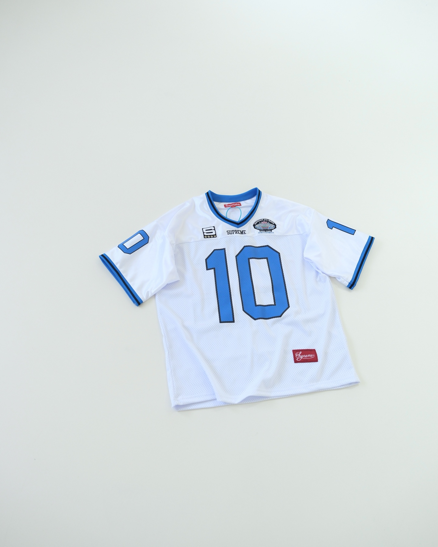 Supreme Mesh Football Short Sleeve Find God Football Jersey #383816