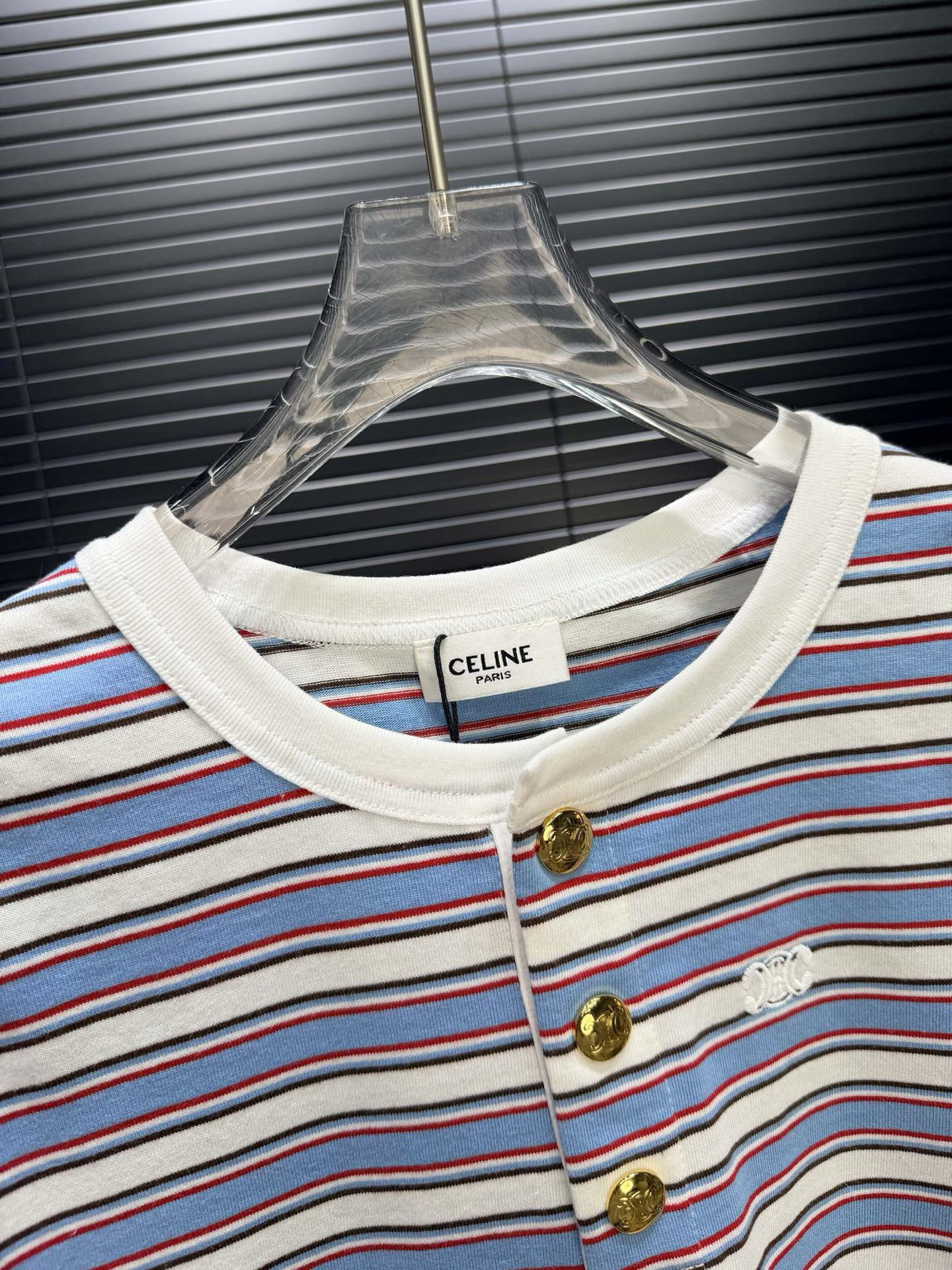 [TOP] CELINE T-shirt - Blue