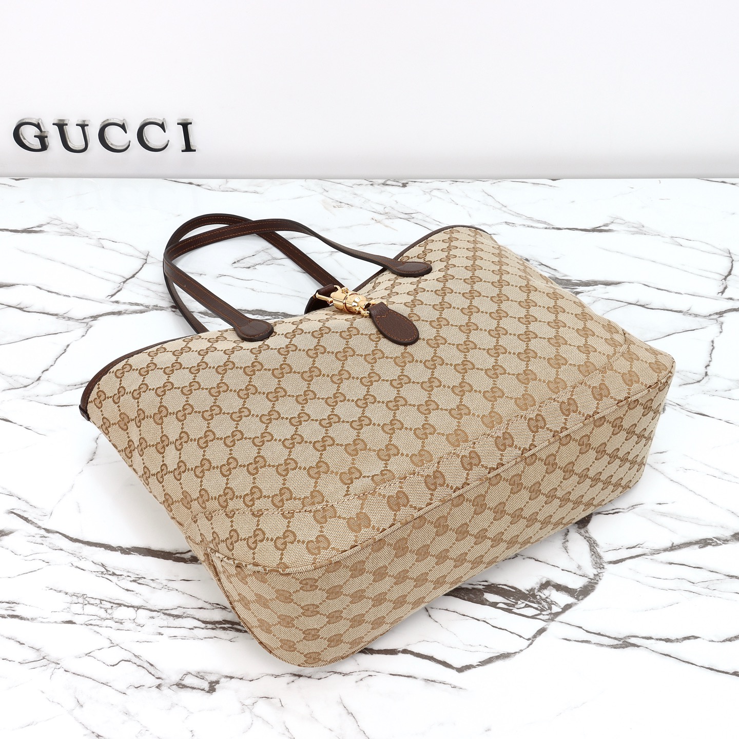 [TOP] GUCCI Gucci Jackie  Tote bag 45×28×12cm - Brown