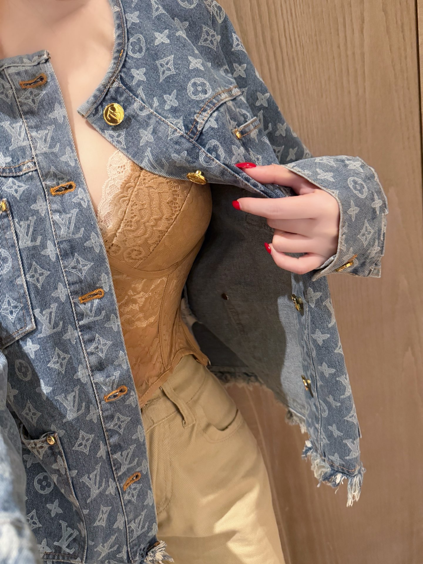 [TOP] Louis Vuitton LV  Denim Jacket - Blue