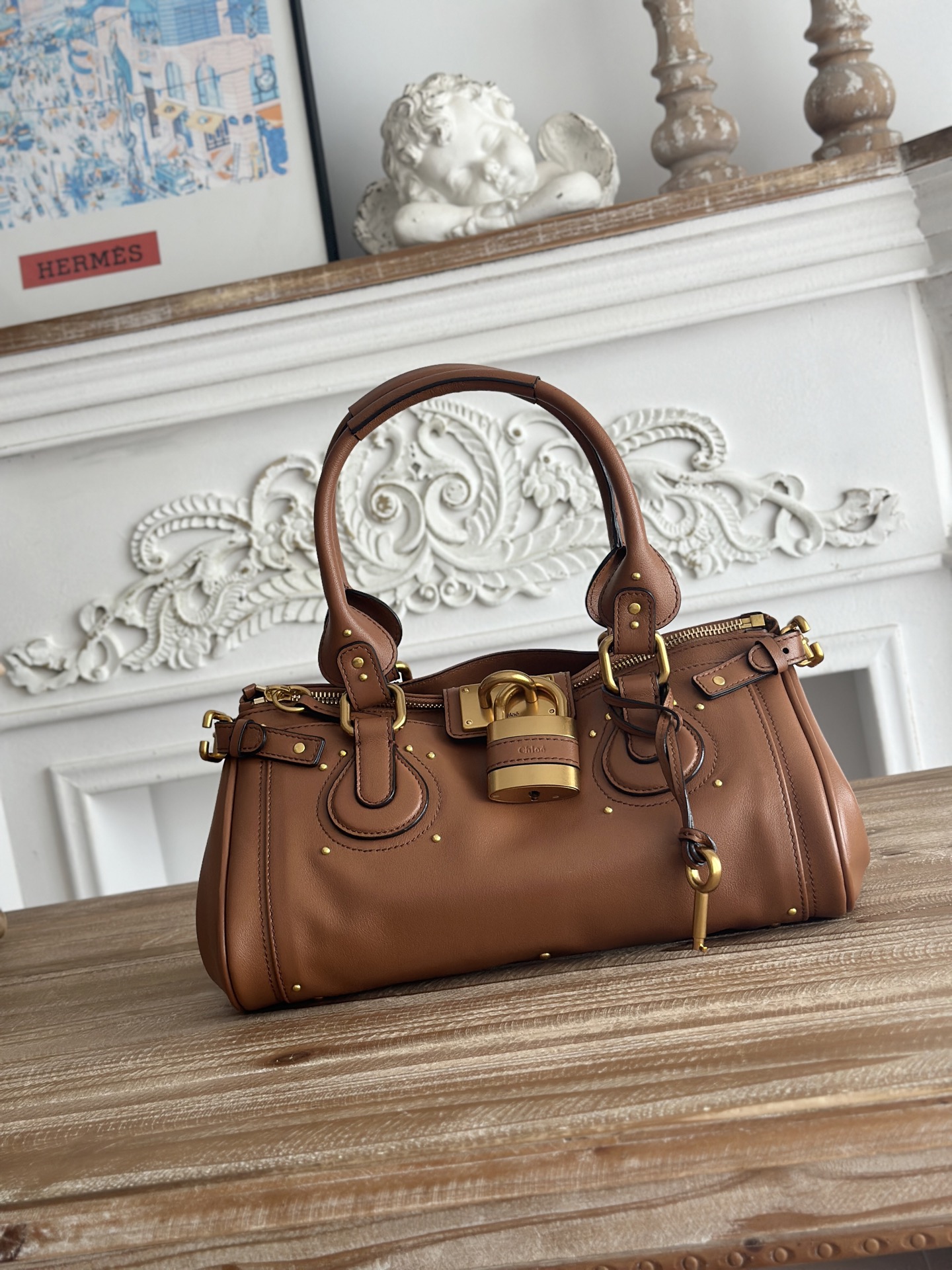 [TOP] Chloe Paddington Bag 36*18*15cm - Brown - 711 Luxury