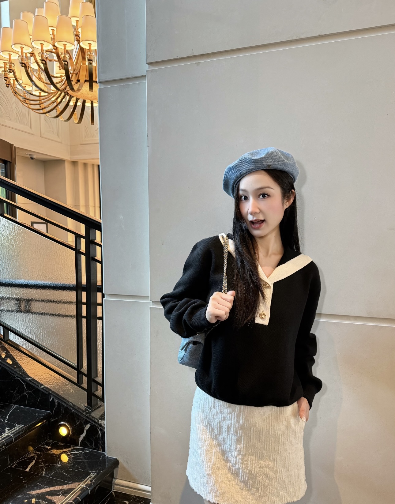 [TOP] CHANEL Knit Top - Black - 711 Luxury