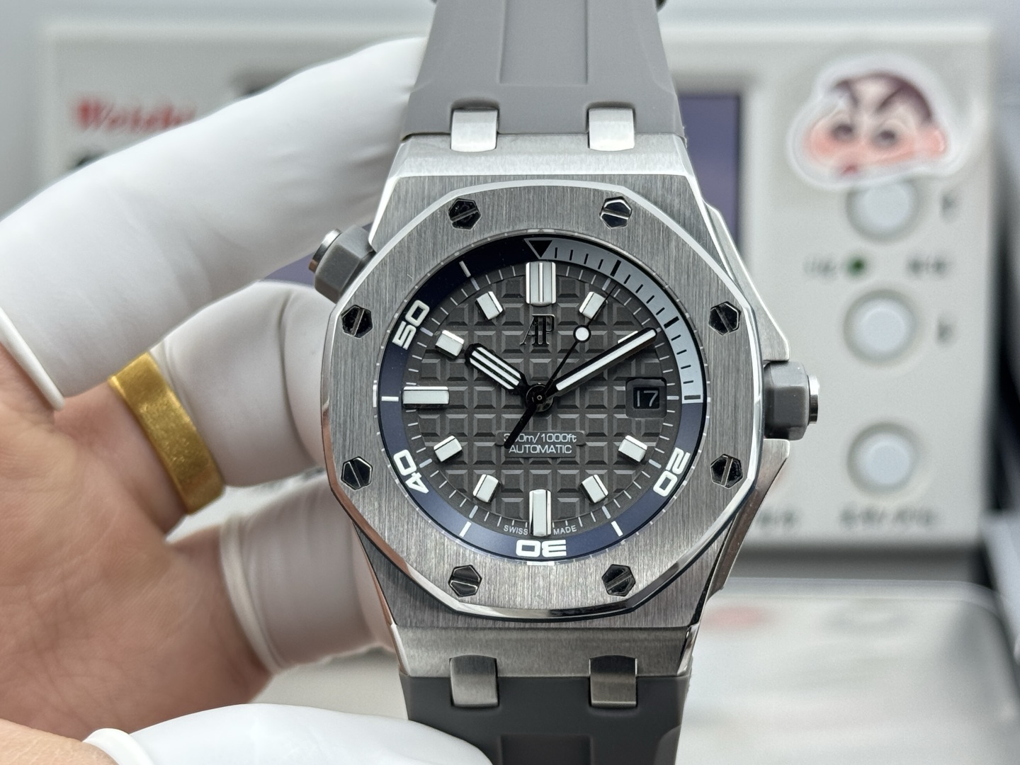 [TOP] Audemars Piguet Men's Watch 42mmX14.1mm - Grey - 711 Luxury