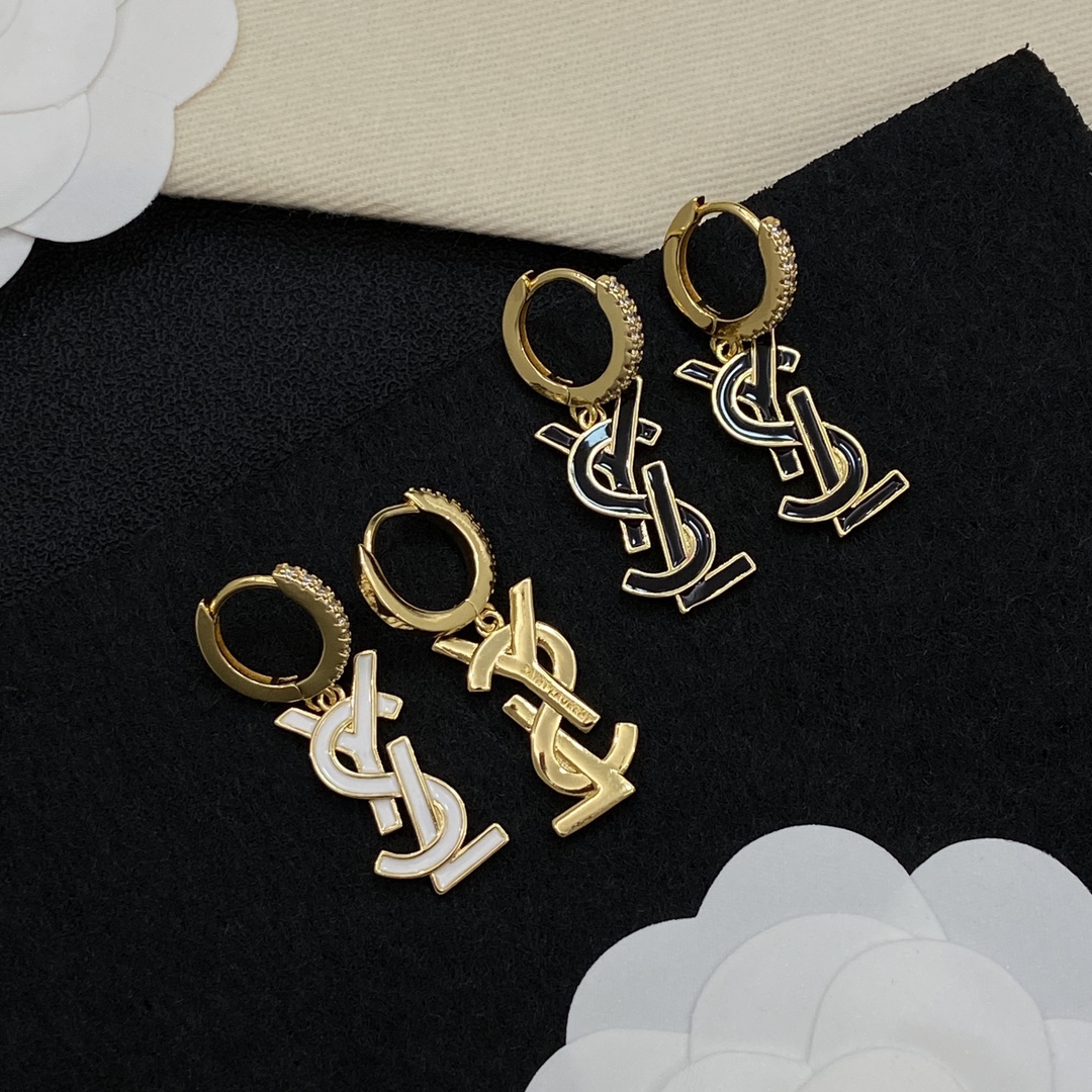 [TOP] Yves Saint Laurent YSL Earrings - 2 Colors