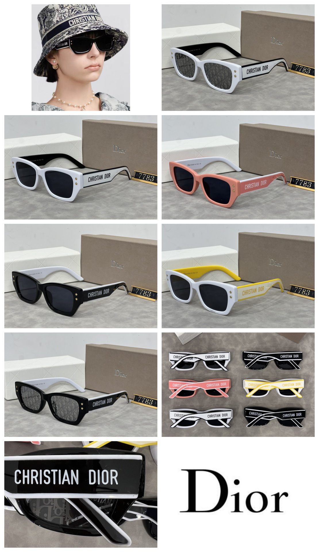 [TOP] Christian Dior Sunglasses - 6 Colors - 711 Luxury
