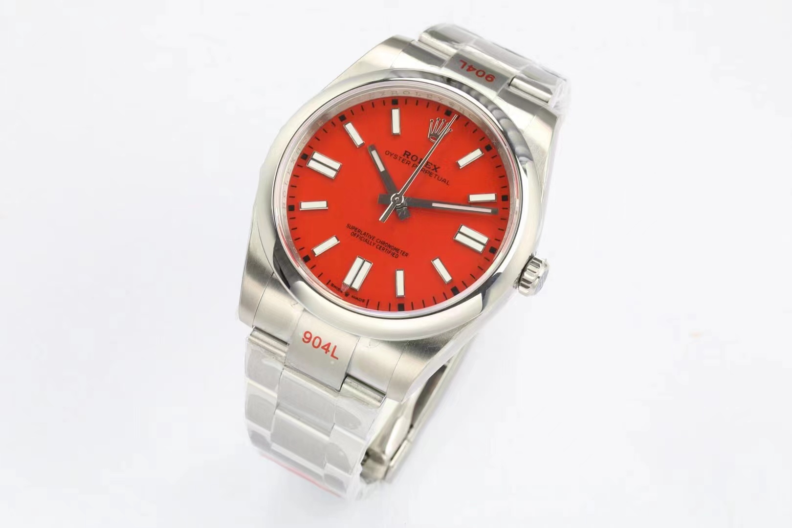 [TOP] ROLEX Men's Watch 41mm - Red