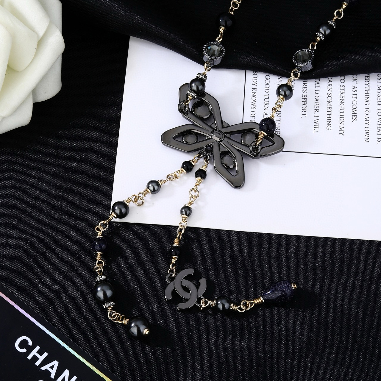 [TOP] CHANEL Waist Chain - Black