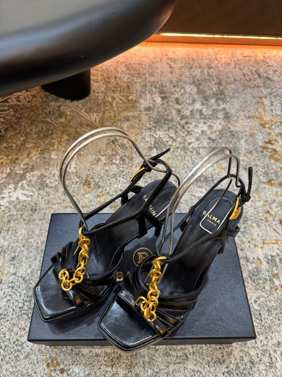 [TOP] Balmain 12cm High Heel Sandals - 4 Color